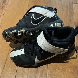 Nike Kids Black and White Athletic Shoes